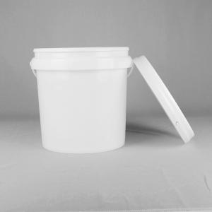 China Food Grade White Round Plastic Oil Bucket 10L 3 Gallon For Packaging supplier