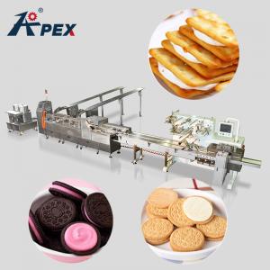 Customized Cracker Cookies Forming Machine , Automatic Biscuit Making Machine