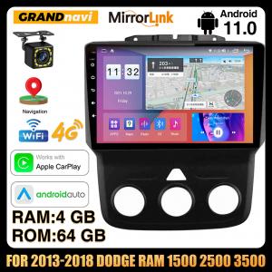 9" Android 11 Car Radio Stereo GPS Navi For 2013-2018 Dodge Ram 1500 2500 3500