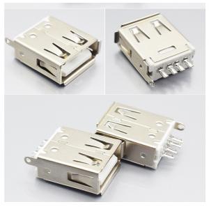 China 4P Mini Micro USB Connector White Plastic Insert Usb Type Connector supplier