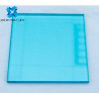 China Colored Laminated Glass 0.76mm Ocean Blue PVB Laminated Safety Glass on sale