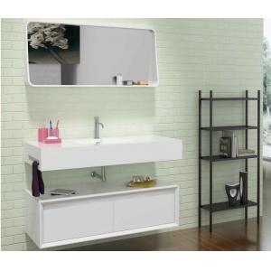 Wall Hung  Bathroom Furniture Cabinet White Corner Bathroom Sink