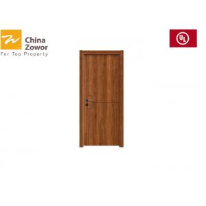 Double Leaf Right Active Half Hour Fire Door For Interior Room/ Red Color/ Melamine Finish