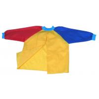 China Mixed Color Artist Painting Smock Kids Art Apron For School 14.5cm Neck Width on sale