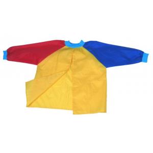 China Mixed Color Artist Painting Smock Kids Art Apron For School 14.5cm Neck Width supplier