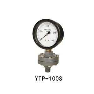 China All Plastic Gas Pressure Test Gauge With Gauge Flange Connection 3 Inch Diaphragm supplier
