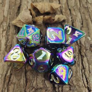 China Hand Carved Durable For Savage World Polyhedral Changing Dice Portable Anti wear Dice supplier