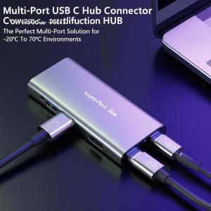 China Multi-Port USB C Hub Connector Mutilfunction HUB The Perfect Multi-Port Solution for -20°C To 70°C Environments wholesale