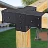 China Summerhouse Patio Kit modular de bricolaje con 4x4 y 6x6 Pergola Post Base soporte de soporte wholesale