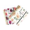 China Componente de papel de offset A5 floral personalizado Espiral Notebook com 40-80 páginas internas wholesale