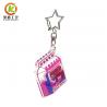 China Customize a variety of different flash clear epoxy resin acrylic keychains wholesale