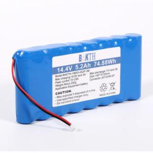 China Vente à chaud en gros de haute qualité 18650 4S2P Piles au lithium-ion 14,4v 5200mah Pack de piles au lithium-ion rechargeables supplier