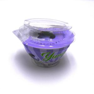 120ml plastic yogurt packaging cups with lids food grade plastic cups custom plastic cups