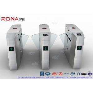 Anti - Reverse Retractable Turnstile Barrier Gate RS232 /  RS485 550mm Passage Width