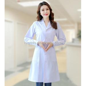 100%cotton Lab Coat  Nurse Doctors Para-medical Hospital Uniform Dress short sleeve surgical gown Best Price from China Factory
