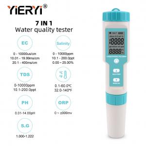 China 33*24mm LCD Screen IP67 TDS EC Digital ORP Meter supplier