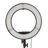 12" LED Ring Light 35W 5500K Dimmable with Stand, Plastic Color Filter, Carrying