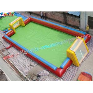 16L x 8W x 1.8H Meter Large Blow up Football pitch Inflatable Sports Games Rental