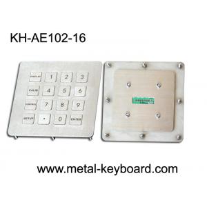Weatherproof Industrial Metal Keypad in 4 X 4 Matrix 16 Keys with Stainless Steel Material