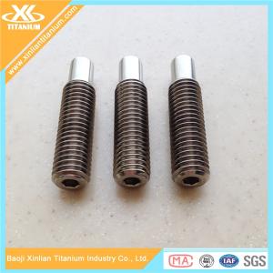 China High Quality M6 Gr5 Titanium Hex Socket Set Screws With Dog Point supplier