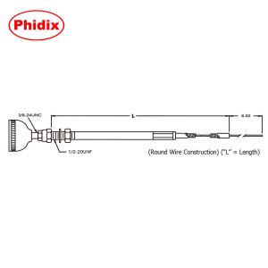 China 重機および実用車用の PTO ハンドル付きプロフェッショナル制御ケーブル wholesale