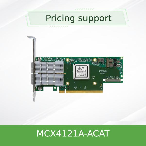 Mellanox ConnectX-4 Lx EN 25GbE Dual Port SFP28 PCIe3.0 X8 Network Interface Card MCX4121A-ACAT