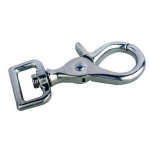 Zinc diecast  trigger snap hook with swivel eye in round or square shape swivel