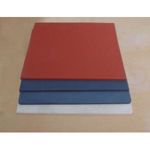 China Low Hardness Heat Press Silicone Sponge Rubber Foam Sheet red gray black supplier