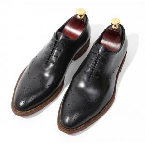 Handmade Patent Wedding Mens Leather Dress Shoes Oxfords Style With Black Striped