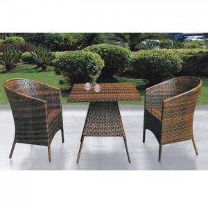 China outdoor wicker table chair set