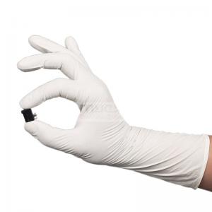 China 300mm / 12 Inch Cleanroom Nitrile Gloves For Class 100  ISO supplier