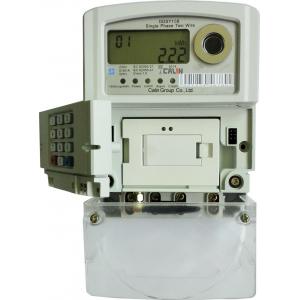 Remote Control STS Prepaid Meters 3X240V Single Phase Watt Hour Meter Back - End