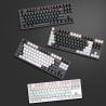 87-キー オーダーメイド メカニカルキーボード 赤軸とマルチキー 反ゴーシング