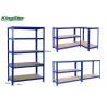 MDF Shelf Boltless Shelving System , 5 Tier Metal Shelving Unit Fastening