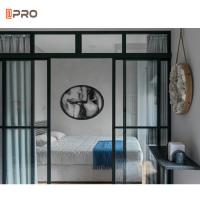 China Interior Aluminum Sliding Glass Doors For Bedroom Customized on sale