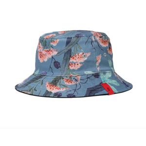 China Plain White 100% Cotton Reversible Bucket Hat 56-60cm Size Colourful supplier