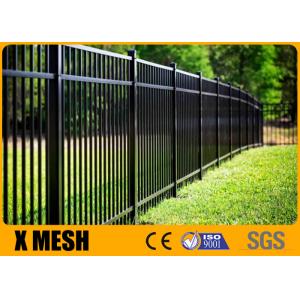 China E Coat Security Metal Fencing ASTM F2408 Steel Picket Fence supplier