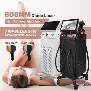 China Painless Diode Laser Beauty Machine 808nm Touch Screen Adjustable supplier
