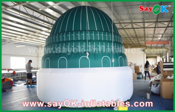 Islam Masjid Shape Custom Advertising Inflatable Temple With All Side Printing