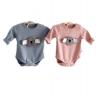 Long Sleeve New Organic Cotton Cartoon Koala Baby Girl Onesies