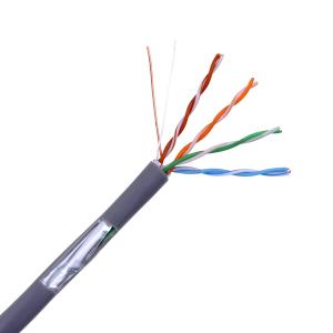 China 流出線 1/0.5bc PVCカバー素材 Cat5e 4 速度データ転送のためのペアランケーブル wholesale