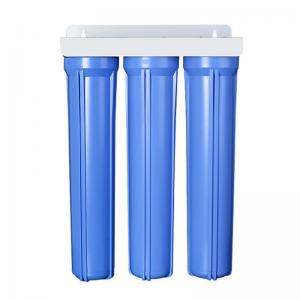 20" x 2.5" Big Blue Three-Housing Filtration System for High Capacity Water Filtration