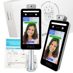 China IPS Touch Screen Face Recognition Temperature Scanner Access Control supplier