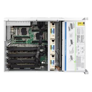 China Tel Xeon E5 Dual CPU carte mère Serveur rack 4U Portable GPU Serveur IA avec cartes GPU supplier