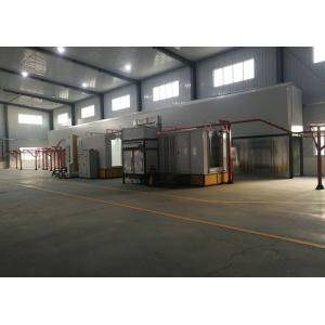 China Automatic Recycling PP Large Powder Coating Booth High Efficient supplier