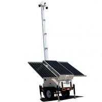 OEM ODM Solar Camera Trailer With 3*300W Solar Panels High Flexibility