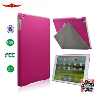 Newest 100% Qualify Tri-Fold PU Leather Cover Cases For Ipad Air Ipad 5 Durable Colorful