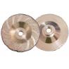 China Flat Dish 4 Inch / 5 Inch Diamond Cup Wheel , Vacuum Brazed Bond Granite Cup Wheel wholesale