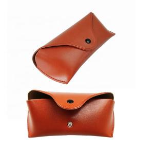 Customized Sunglasses Packaging Case Leather Spectacle Pouch Fade Resistance