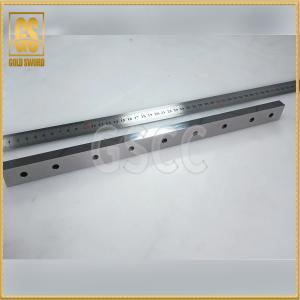 China KG7 WF40 GU10F YG15 9 Thread Holes 400mm Polishing Fine Sharpening Blade For Plastic Pelletizer supplier